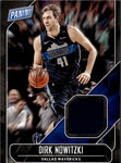 2018 Dirk Nowitzki Panini Father's Day JERSEY Dallas Mavericks #DN