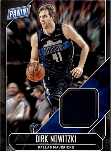 2018 Dirk Nowitzki Panini Father's Day JERSEY Dallas Mavericks #DN