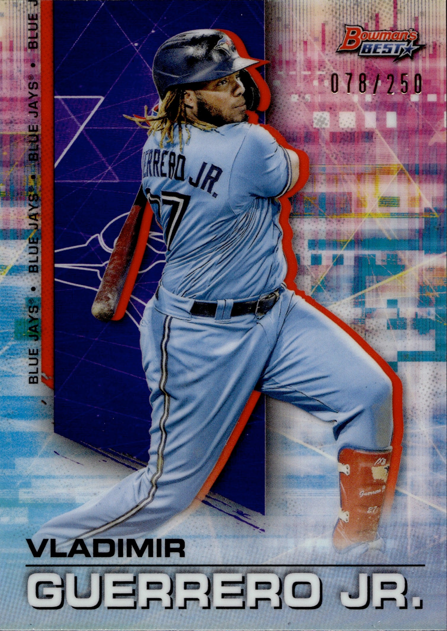 VLADIMIR GUERRERO JR 2022 Topps Commemorative Jersey Number 