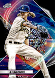 2022 Josh Hader Topps Cosmic Chrome BLACK ECLIPSE REFRACTOR SSP 04/10 #75 Milwaukee Brewers