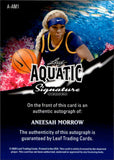 2025 Aneesah Morrow Leaf Signature Series AQUATIC SHARK AUTO 1/1 Connecticut Sun A-AM1
