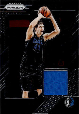 2018-19 Dirk Nowitzki Panini Prizm SENSATIONAL SWATCHES JERSEY Dallas Cowboys #45
