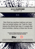 2022 Sean Clifford Topps Bowman's Best FIGHT SONG AUTO 7/99 Penn State #FS-15