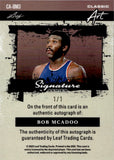 2025 Bob Mcadoo Leaf Signature Series CLASSIC ART AUTO 1/1 New York Knicks #CA-BM3
