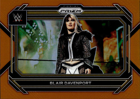 2023 Blair Davenport Panini Prizm WWE ORANGE 41/99 #38 NXT