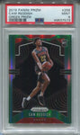 2019-20 Cam Reddish Panini Prizm GREEN ROOKIE RC PSA 9 #256 Atlanta Hawks 7573