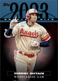 2024 Shohei Ohtani Topps Series 1 BLUE 2023 GREATEST HITS #23GH-12 Anaheim Angels