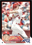 2023 Tommy Edman Topps Series 1 BLACK BORDER 56/72 #294 St. Louis Cardinals
