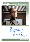 2011 Bruce French as Sabian Genestra Rittenhouse The Complete Star Trek: The Next Generation Series 1 AUTO AUTOGRAPH #_BRFR The Drumhead 1