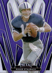 2024 Roger Staubach Leaf National Convention Metal PURPLE 3/4 #LMB-66 Dallas Cowboys HOF