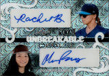 2024 Rachel Balkovec Olivia Pichardo Leaf Women of Sport SILVER MOJO UNBREAKABLE DUAL AUTO 1/4 AUTOGRAPH #UD-24 Baseball