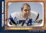 2004 Merlin Olsen Topps All-Time Favorites AUTO AUTOGRAPH #MO Los Angeles Rams HOF