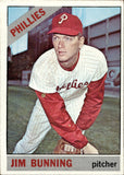 1966 Jim Bunning Topps #435 Philadelphia Phillies BV $40 3