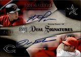 2007 Hunter Pence Josh Hamilton Upper Deck Exquisite DUAL AUTO 07/35 AUTOGRAPH #EDS-PH Astros Reds
