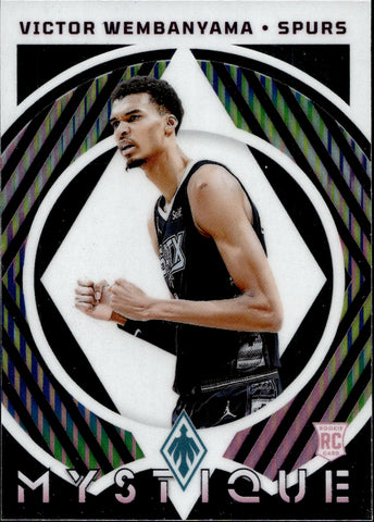 2023-24 Victor Wembanyama Panini Phoenix MYSTIQUE ROOKIE San Antonio Spurs #16 2