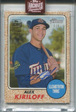 2023 Alex Kiriloff Topps Archives AUTO 3/6 AUTOGRAPH #49 Minnesota Twins