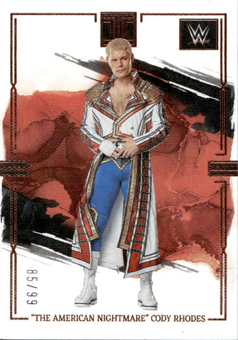 2023 "The American Nightmare" Cody Rhodes Panini Impeccable BRONZE 85/99 #40 Monday Night Raw