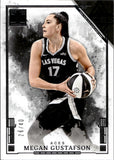 2025 Megan Gustafson Panini Impeccable WNBA SILVER 26/40 #87 Las Vegas Aces