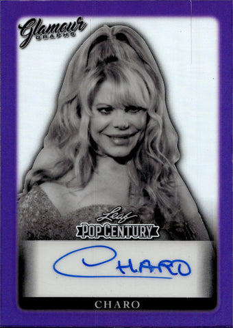 2022 Charo Leaf Pop Century PURPLE GLAMOUR AUTO 07/25 AUTOGRAPH #GG-C1 Sharknado