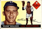 1955 Rube Walker Topps #108 Brooklyn Dodgers BV $40