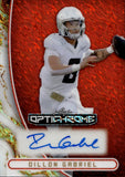 2026 Dillon Gabriel Leaf Optichrome RED SHIMMER AUTO 1/4 AUTOGRAPH #BA-DG1 Cleveland Browns