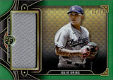 2022 Julio Urias Topps Triple Threads EMERALD GREEN JERSEY 01/27 RELIC #SJR2-JU1 Los Angeles Dodgers