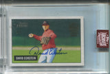 2023 David Eckstein Topps Archives Signarure Series AUTO 1/1 ONE OF ONE AUTOGRAPH #34 St. Louis Cardinals *Case Scratches*