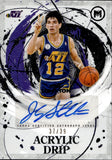2026 John Stockton Topps Motif ACRYLIC DRIP AUTO 37/39 AUTOGRAPH #ADA-JS Utah Jazz HOF