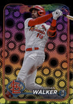 2024 Jordan Walker Topps Series 2 SUN SP FUTURE STARS 02/10 #642 St. Louis Cardinals *NRMT*