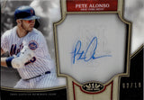 2020 Pete Alonso Topps Tier One CLEAR ONE AUTO 02/10 AUTOGRAPH #C1A-PA New York Mets