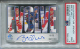 2020-21 Brett Hull Upper Deck SP Signature LEGENDS EVOLVE AUTO JERSEY NUMBER 16/35 AUTOGRAPH PSA 9 #2 St. Louis Blues HOF 1454