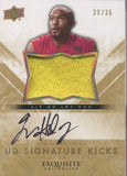 2013-14 Tim Hardaway Upper Deck Exquisite SIGNATURE KICKS SHOE AUTO 29/35 AUTOGRAPH RELIC #SS-TH Golden State Warriors