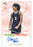 2023 Dylan Harper Leaf Happy Holidays ROOKIE AUTO AUTOGRAPH RC #BA-DH2 San Antonio Spurs