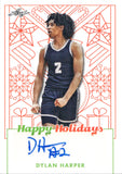 2023 Dylan Harper Leaf Happy Holidays ROOKIE AUTO AUTOGRAPH RC #BA-DH2 San Antonio Spurs