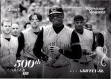 2022 Ken Griffey Jr. Topps Black and White MILESTONE MOMENTS #MM-5 Cincinnati Reds HOF