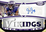 2024 Justin Jefferson Panini Certified PURPLE PIECE OF THE GAME PATCH AUTO 13/25 AUTOGRAPH RELIC #POTGS-JJ Minnesota Vikings