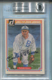 1963 Burleigh Grimes Donruss HOF HEROES BAS AUTHENTIC AUTO AUTOGRAPH #21 Brooklyn Dodgers 7660