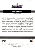 2026 Jade Cargill Topps Chrome WWE The National Sports Collector Convention Exclusive Orange Refractor 17/25 #WWE-45 Friday Night Smackdown