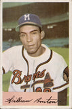 1954 Bill Bruton Bowman #224 Milwaukee Braves BV $25