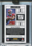 2024 Malik Nabers Panini One ROOKIE ORIGINALS JUMBO PATCH 34/99 RELIC RC #OOP-MNS New York Giants