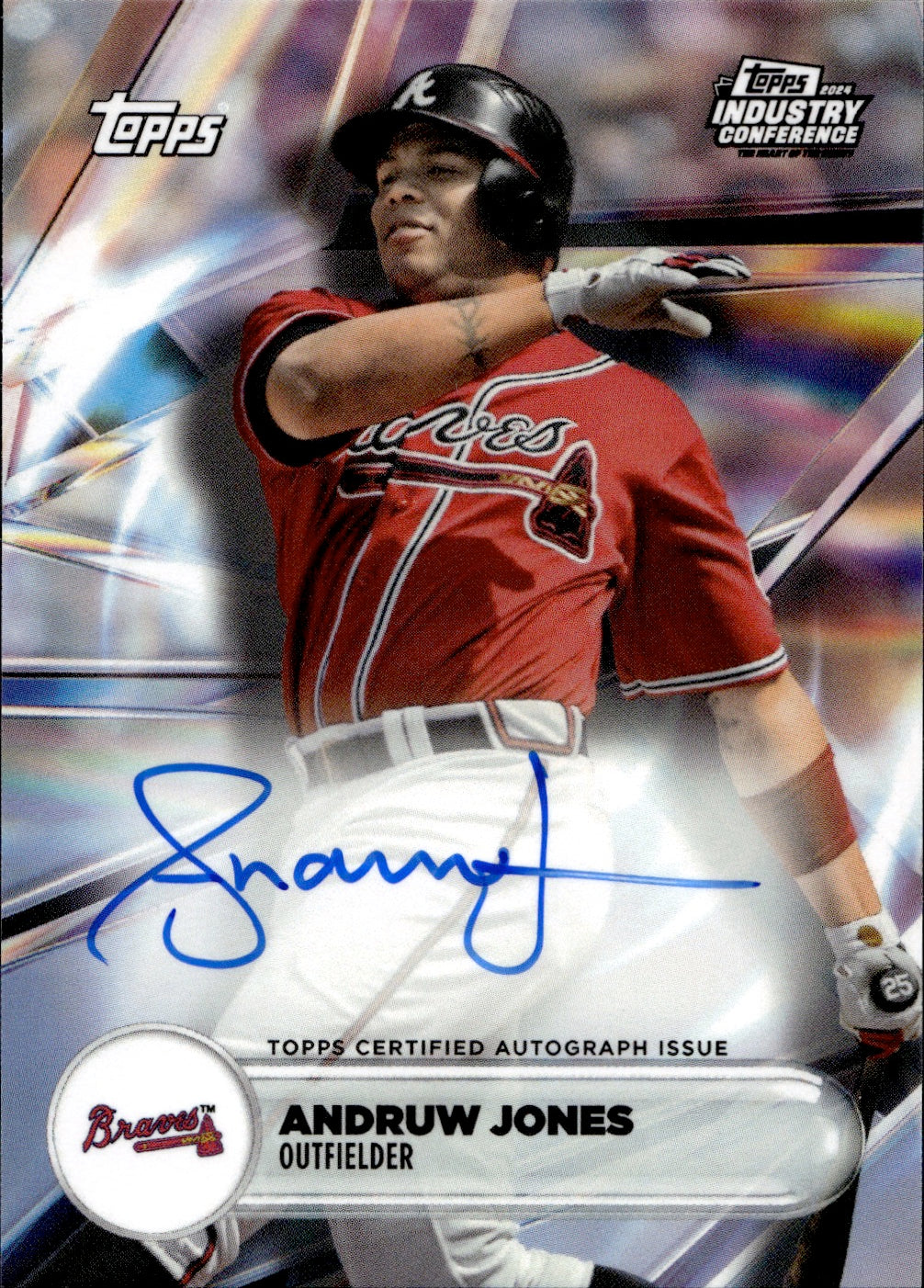 1995 bowman's best ANDRUW JONES GM10 Baseball Singles