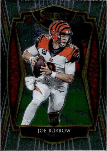 2020 Joe Burrow Panini Select PREMIER LEVEL ROOKIE RC #146 Cincinnati Bengals 2