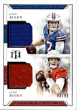 2018 Josh Allen Josh Rosen Panini National Treasures ROOKIE DUAL JERSEY 80/99 RELIC #GCM-18 Bills Cardinals