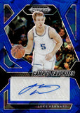 2024 Luke Kennard Panini Prizm Draft Picks CAMPUS FAVORITES BLUE CRACKED ICE AUTO 33/75 Atlanta Hawks #CFS-LKK