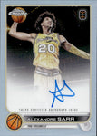 2022-23 Alexandre Sarr Topps Chrome Overtime Elite REFRACTOR ROOKIE AUTO AUTOGRAPH RC #CA-AS2 Washington Wizards