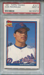 1991 Ivan Rodriguez Topps Traded ROOKIE RC PSA 9 #101T Texas Rangers HOF 0214