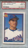 1991 Ivan Rodriguez Topps Traded ROOKIE RC PSA 9 #101T Texas Rangers HOF 0214