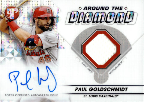 2023 Paul Goldschmidt Topps Pristine AROUND THE DIAMOND JERSEY AUTO 88/99 AUTOGRAPH RELIC #ADR-PG St. Louis Cardinals