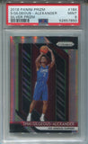 2018-19 Shai Gilgeous-Alexander Panini Prizm HOLO SILVER ROOKIE RC PSA 9 #184 Los Angeles Clippers 7850 *Case Scratches*