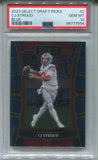 2023 CJ Stroud Panini Select Draft Picks BLUE ROOKIE RC PSA 10 #2 Houston Texans *Slab Crack* 7554